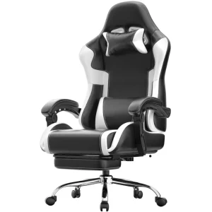 Gaming Chair with Footrest