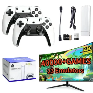 2026 Retro Gaming Console, 4K HD Output Game Stick Pro with 40,000