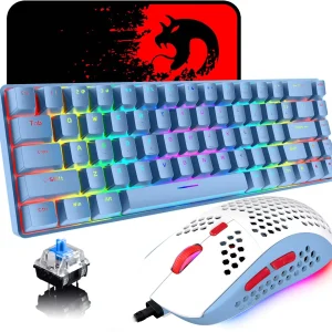Wired Gaming Mechanical Keyboard and Mouse Combo